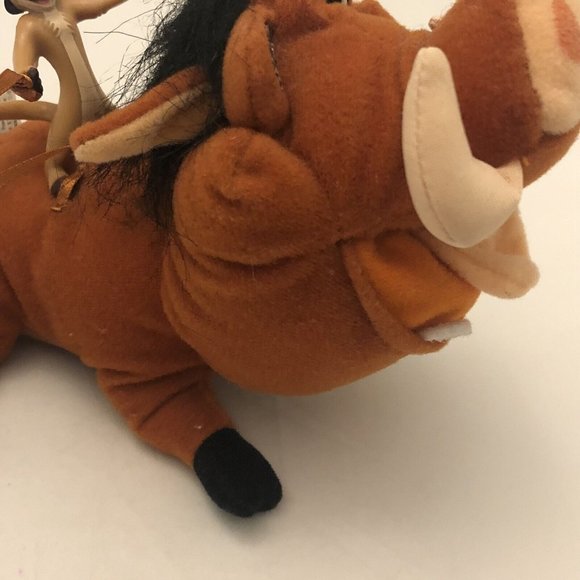 Vintage 2002 Hasbro Disney Lion Ling Timon And Pumbaa Plush - Picture 4 of 13